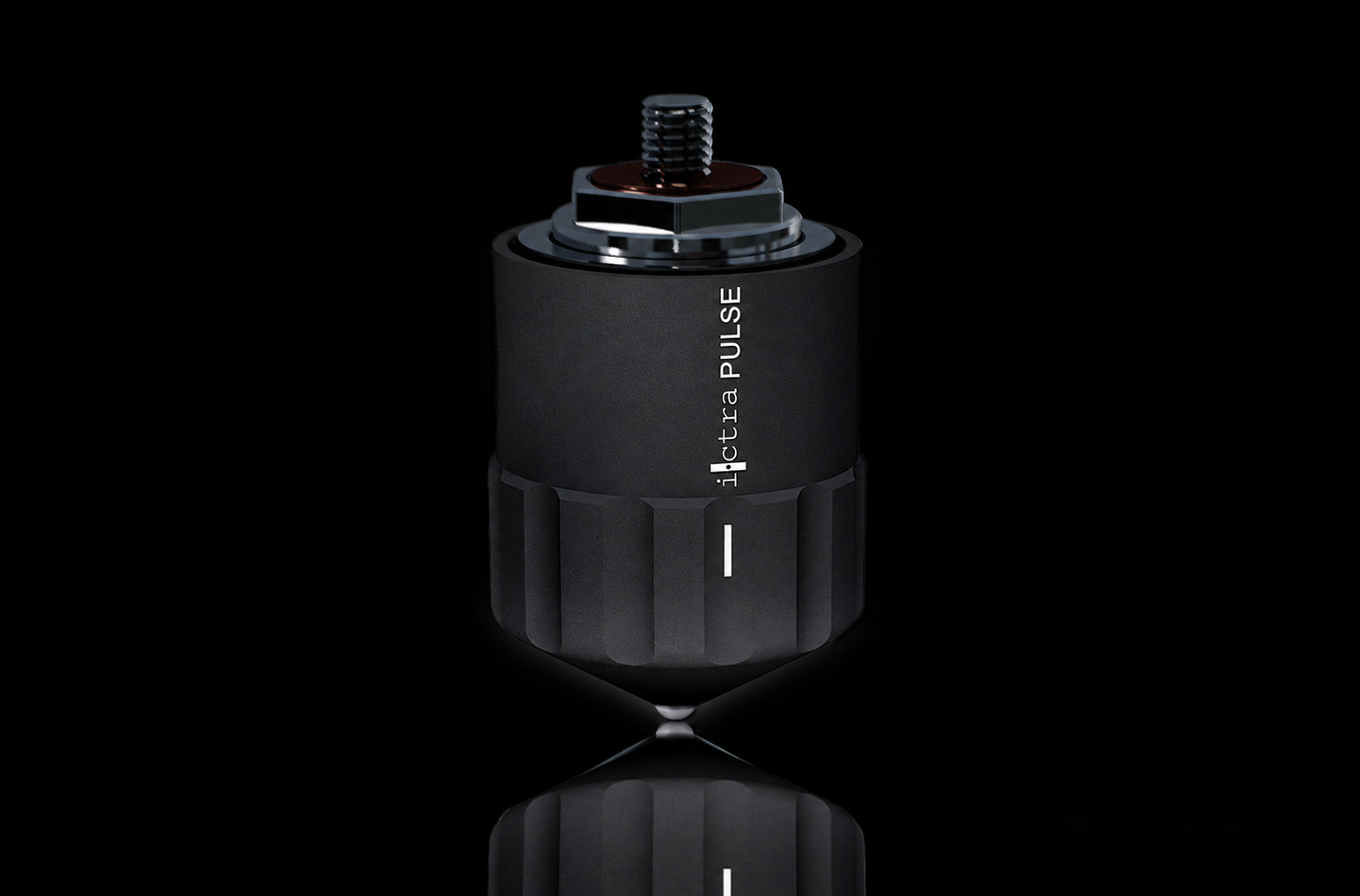 I·ctra PULSE upright, showing its threaded connection, contact point and reflection